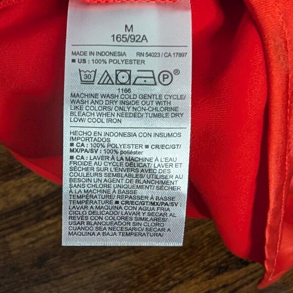 NWT Old Navy The Occasion by Old Navy Satin Cowl Maxi Dress in Bright Coral - M - Picture 8 of 10